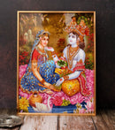 God Krishna & Radha Photo Frame