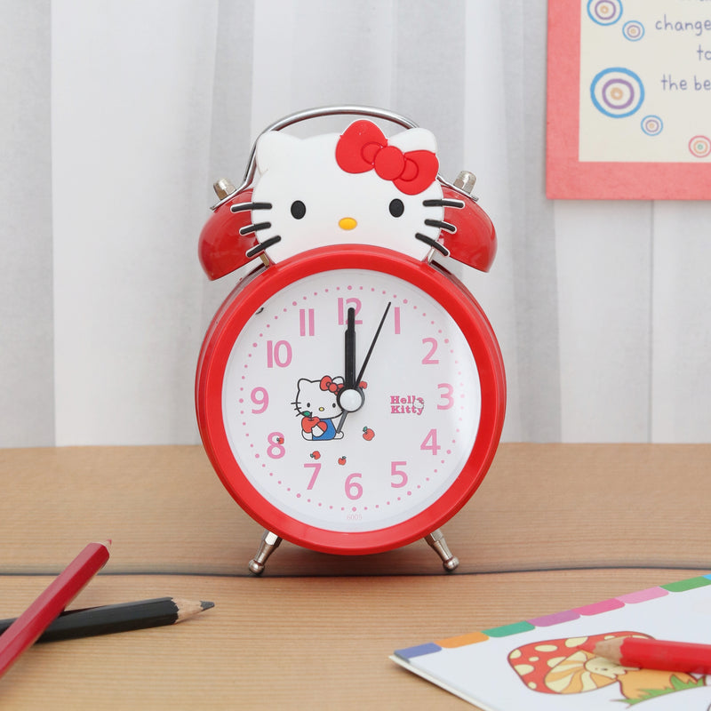 Hello Kitty Design Twin Bell Alarm Clock