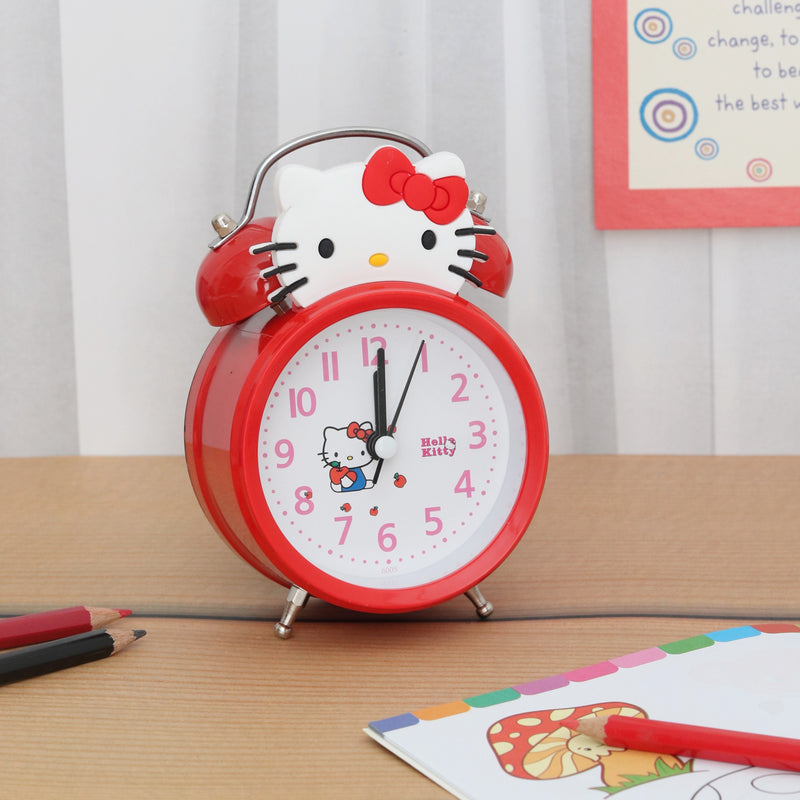 Hello Kitty Design Twin Bell Alarm Clock