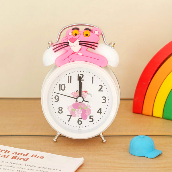 Pink Panther Design Twin Bell Alarm Clock