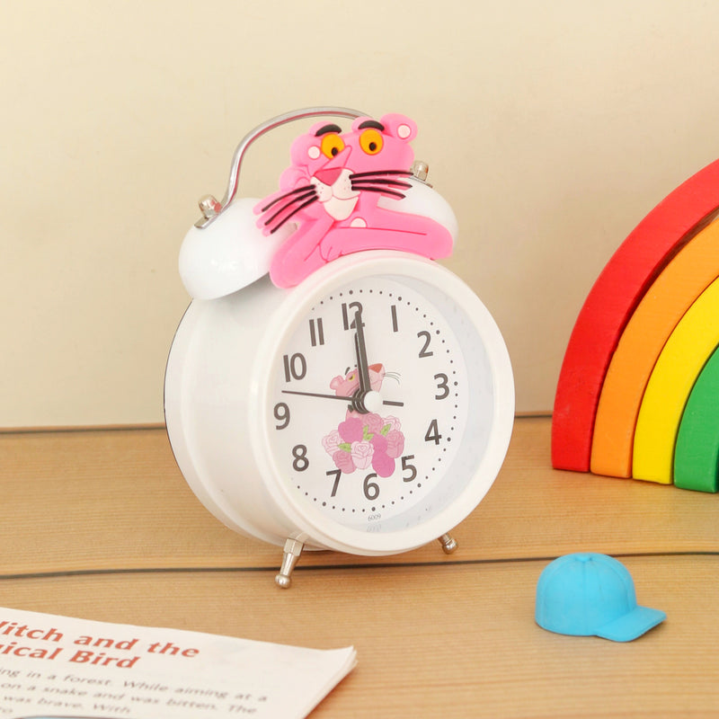 Pink Panther Design Twin Bell Alarm Clock