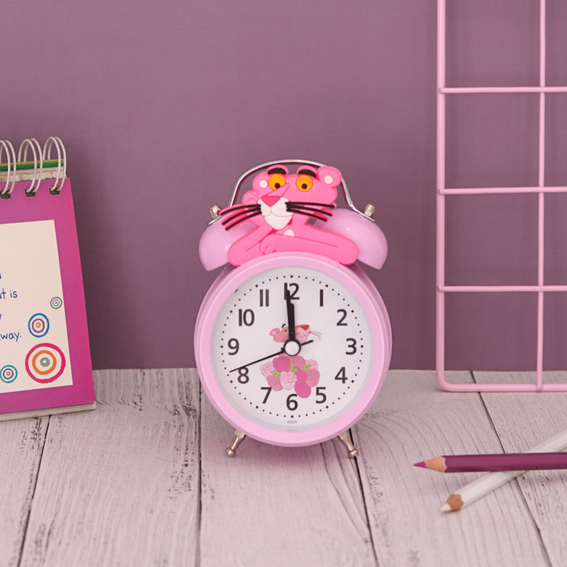 Pink Panther Design Twin Bell Alarm Clock