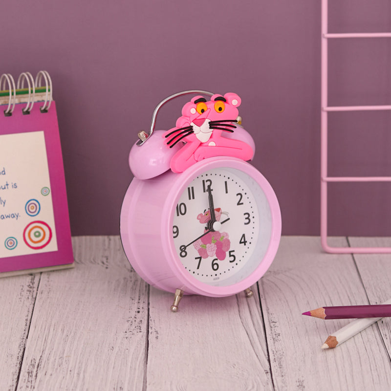 Pink Panther Design Twin Bell Alarm Clock