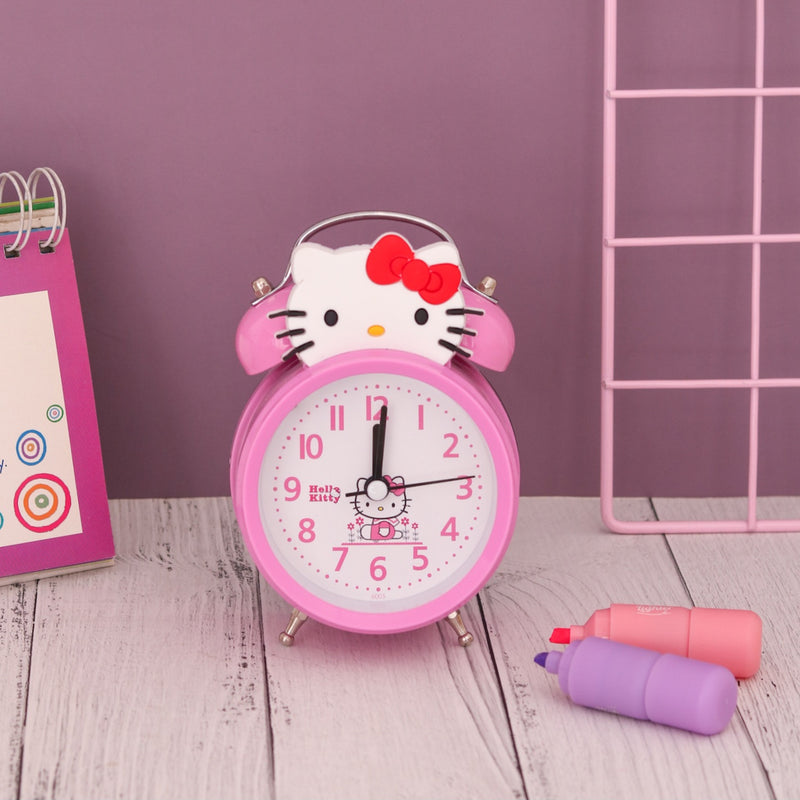 Hello Kitty Design Twin Bell Alarm Clock