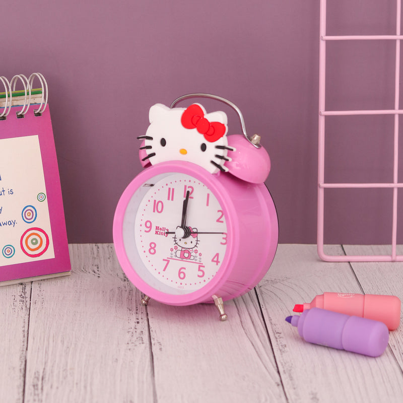 Hello Kitty Design Twin Bell Alarm Clock