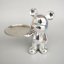 Metallic Waiter Sculpture Showpiece