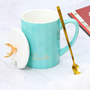 3D Ceramic Magical Reindeer Designed Mug