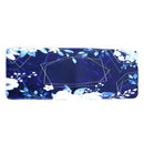 Moderate Blue Leaf Design Long Door mat