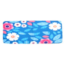 Decorative Flower & Leaf Design Soft Long Door Mat