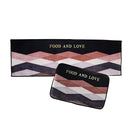 Abstract Check Design Kitchen Mats (Set Of 2)