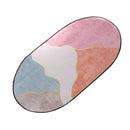 Waves Pattern Multicolur Bedside Floor Mat