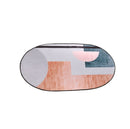 Abstract Patch Design Light Multicolour Floor Mat