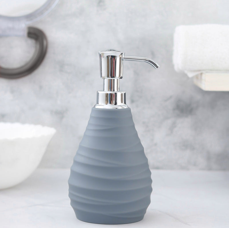 Tear Drop Design Wave Pattern Liquid Soap Dispenser