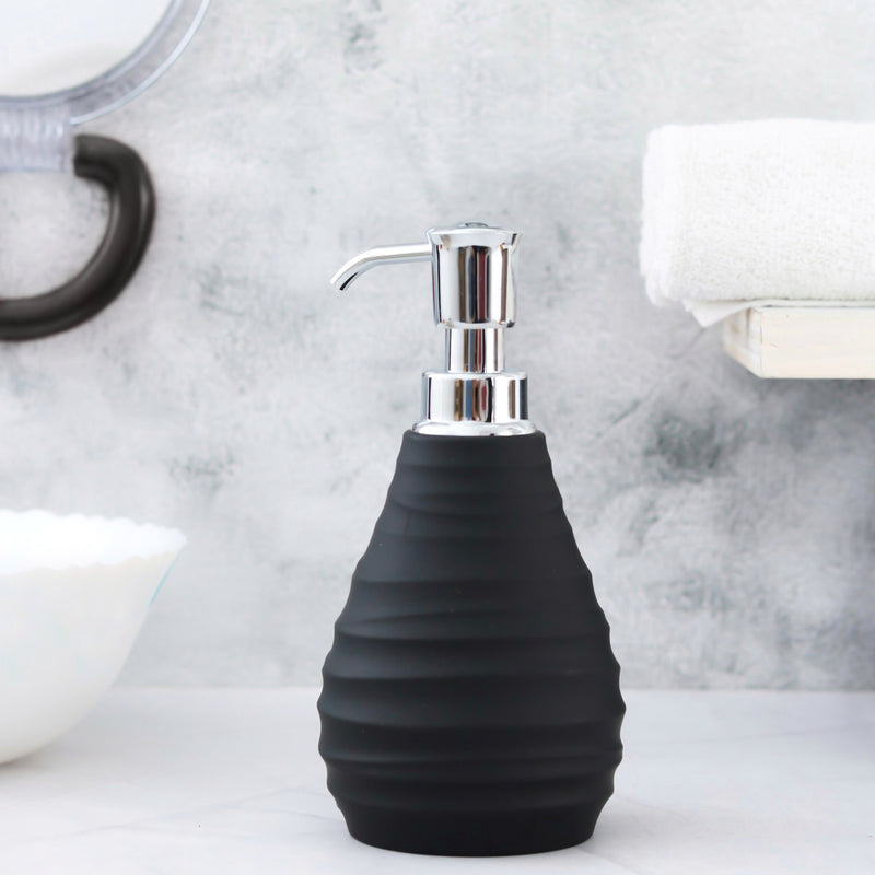 Tear Drop Design Wave Pattern Liquid Soap Dispenser