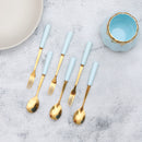 Luxury Sky Fruit Fork and Spoon Set