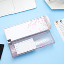 Modern Pink Pencil Case With Calculator and Pens