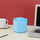 Rotating Pen Stand With 5 Compartments