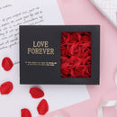 Artificial Flower Gift Set Box With Necklace