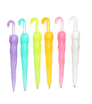 Umbrella Pattern Trendy Multi Color Pens Pack of 2 (Set of 12)
