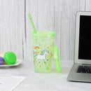 Unicorn with Rainbow Printed Sippers