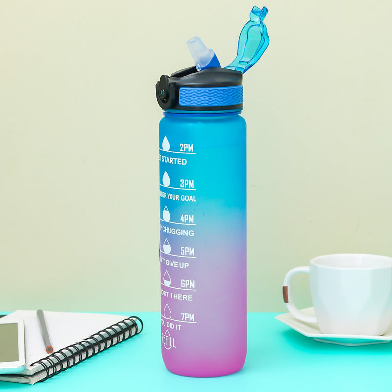 Unbreakable Sippers Bottle With Motivational Time Maker