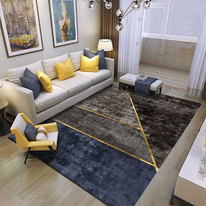 Abstract Strip Modern Home Carpet