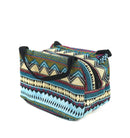 Vintage Pattern Portable Heat Insulated Blue Tiffin Bag Set of 2