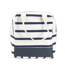 Stripe Design Heat Insulated Blue Tiffin Bag Set of 2