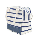 Stripe Design Heat Insulated Blue Tiffin Bag Set of 2