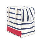 Stripe Design Heat Insulated Red Tiffin Bag Set of 2