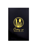 High Quality Rose Pink & Gold Metal Cutlery Set