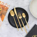 High Quality Golden Metal Cutlery Set