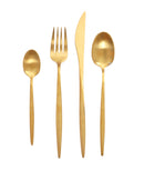 High Quality Golden Metal Cutlery Set