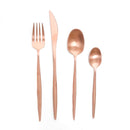 High Quality Copper Metal Cutlery Set