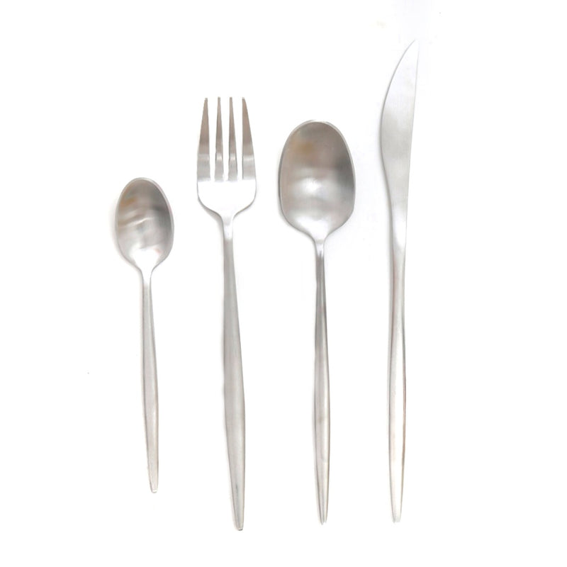 High Quality Silver Metal Cutlery Set